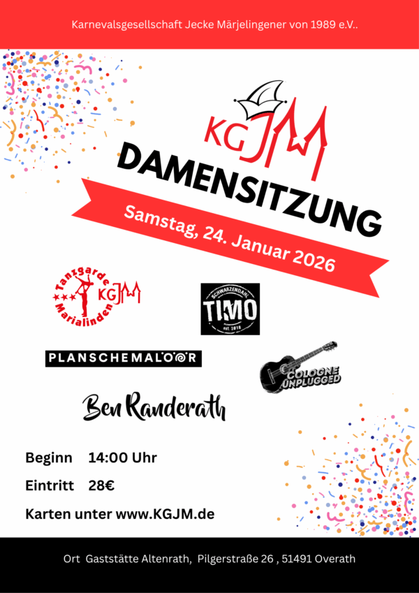 Damensitzung 2026