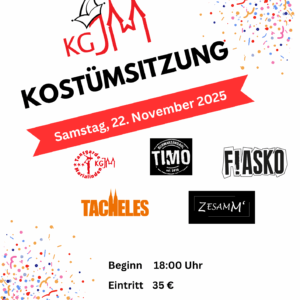 Kostümsitzung Session 2025/2026